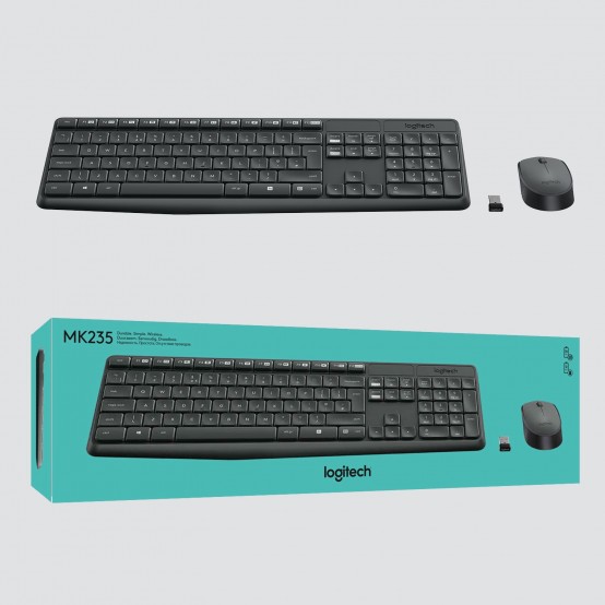 Tastatura Logitech MK235 Wireless Keyboard and Mouse Combo (BE) 920-007911