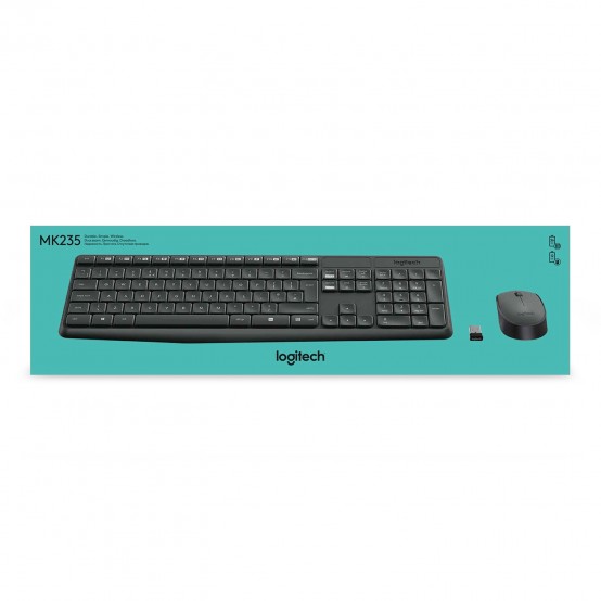 Tastatura Logitech MK235 Wireless Keyboard and Mouse Combo (BE) 920-007911