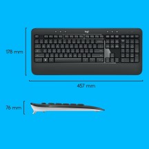 Tastatura Logitech MK540 Advanced Wireless Keyboard Mouse (CH) 920-008677