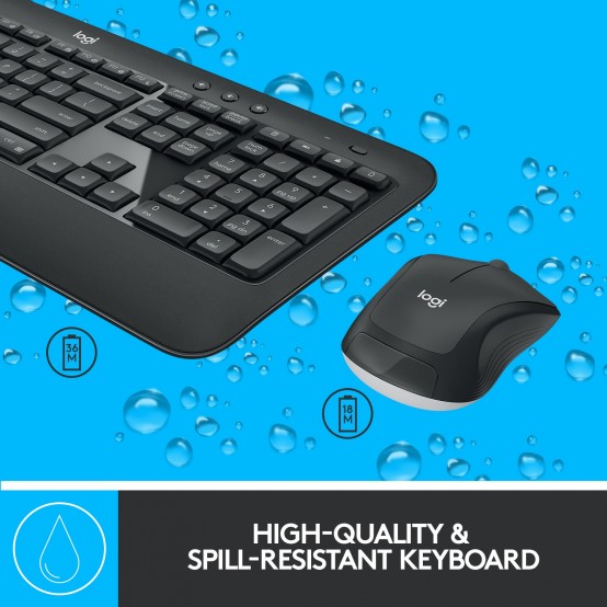 Tastatura Logitech MK540 Advanced Wireless Keyboard Mouse (CH) 920-008677