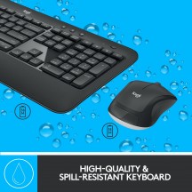 Tastatura Logitech MK540 Advanced Wireless Keyboard Mouse (CH) 920-008677