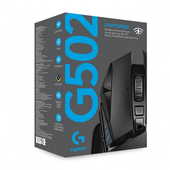 Mouse Logitech G502 - LIGHTSPEED Wireless Gaming Mouse 910-005568