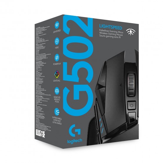 Mouse Logitech G502 - LIGHTSPEED Wireless Gaming Mouse 910-005568
