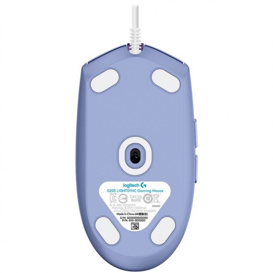 Mouse Logitech G203 Lightsync Purple 910-005853