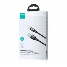 Cablu JoyRoom Data Cable Flash-Charge Series  - USB to Type-C, Fast Charge, 3A, 480Mbps, 1.2m - Black SA25-AC3