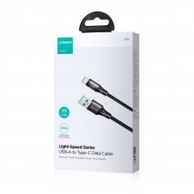 Cablu JoyRoom Data Cable Light-Speed Series  - USB to Type-C, Fast Charging, 100W, 480Mbps, 1.2m - Black SA25-AC6