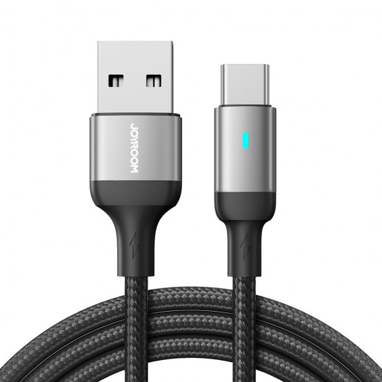 Cablu JoyRoom Data Cable Extraordinary Series  - USB to Type-C, Fast Charging, 3A, 1.2m - Black S-UC027A10