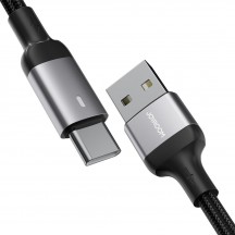 Cablu JoyRoom Data Cable Extraordinary Series  - USB to Type-C, Fast Charging, 3A, 1.2m - Black S-UC027A10