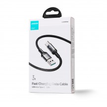 Cablu JoyRoom Data Cable Extraordinary Series  - USB to Type-C, Fast Charging, 3A, 1.2m - Black S-UC027A10