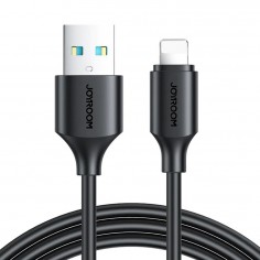 Cablu JoyRoom Data Cable  - USB to Lightning, Quick Charging, 480Mbps, 2.4A, 1m - Black S-UL012A9