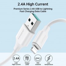 Cablu JoyRoom Data Cable  - USB to Lightning, Quick Charging, 480Mbps, 2.4A, 1m - Black S-UL012A9