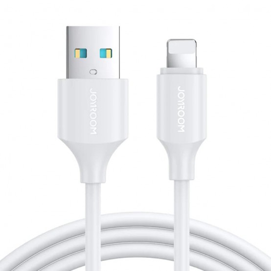 Cablu JoyRoom Data Cable  - USB to Lightning, Quick Charging, 480Mbps, 2.4A, 0.25m - White S-UL012A9