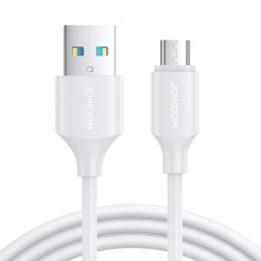 Cablu JoyRoom Data Cable  - USB to Micro-USB, Quick Charging, 480Mbps, 2.4A, 0.25m - White S-UM018A9