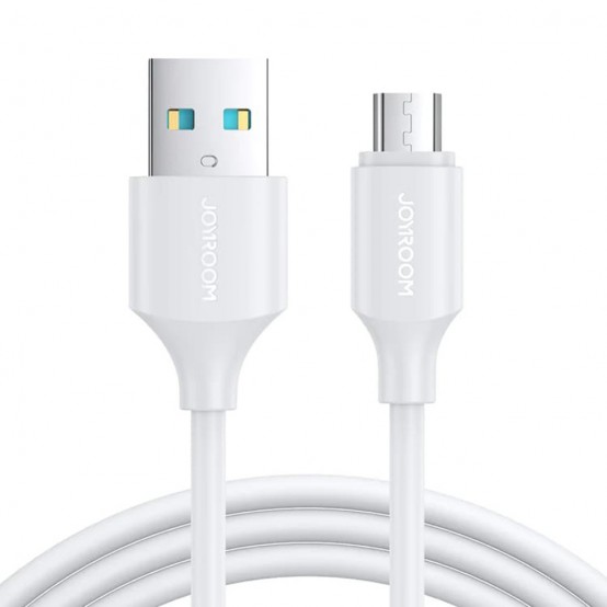 Cablu JoyRoom Data Cable  - USB to Micro-USB, Quick Charging, 480Mbps, 2.4A, 2m - White S-UM018A9