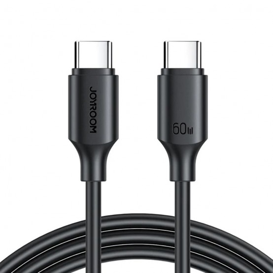 Cablu JoyRoom Data Cable Long-Lasting Series  - Type-C to Type-C, Fast Charging 60W, 1m - Black S-CC060A9