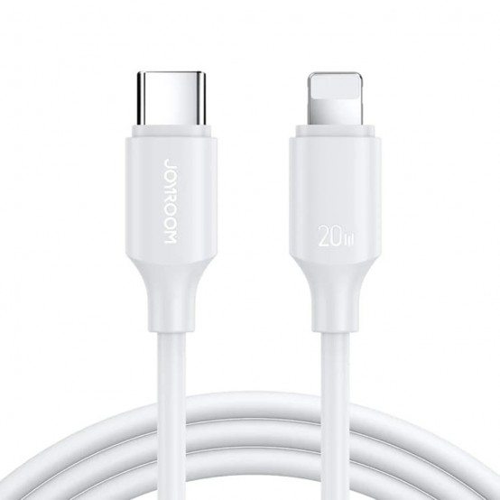 Cablu JoyRoom Data Cable  - Type-C to Lightning, Fast Charging, PD20W, 480Mbps, 2m - White S-CL020A9