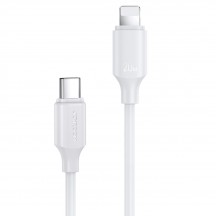 Cablu JoyRoom Data Cable  - Type-C to Lightning, Fast Charging, PD20W, 480Mbps, 2m - White S-CL020A9