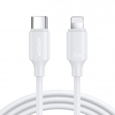 Cablu JoyRoom Data Cable  - Type-C to Lightning, Fast Charging, PD20W, 480Mbps, 1m - White S-CL020A9