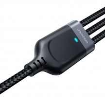 Cablu JoyRoom Data Cable Multi-Use Series 3in1  - USB to Type-C, Lightning, Micro-USB, 3.5A, 1.2m - Black S-1T3018A18