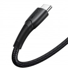 Cablu JoyRoom Data Cable 3in1  - USB to Lightning, Type-C, Micro-USB, LED Light, 3.5A, 480Mbps, 1.2m - Black SA33-1T3