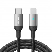 Cablu JoyRoom Data Cable  - Type-C to Type-C Fast Charging 100W, 480Mbps, 1.2m - Black S-CC100A10