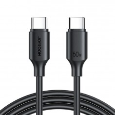 Cablu JoyRoom Data Cable Long-Lasting Series  - Type-C to Type-C, Fast Charging 60W, 0.25m - Black S-CC060A9