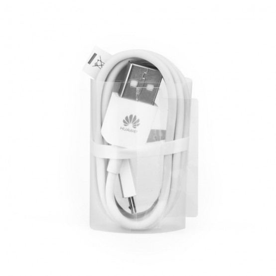 Cablu Huawei Original Data Cable  - USB to Micro-USB, 2A, 1m - White (Bulk Packing) C02450768A