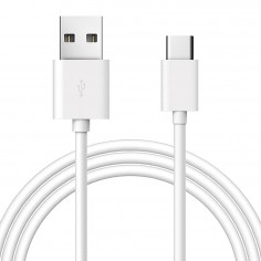 Cablu  Data Cable - USB to Type-C 3A, 480Mbps, 1m - White Bulk Packing