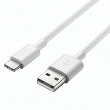 Cablu  Data Cable - USB to Type-C 3A, 480Mbps, 1m - White Bulk Packing