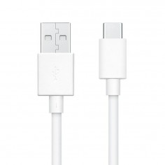 Cablu  Data Cable - USB to USB-C Quick Charging 3A, 1m - White Bulk Packing