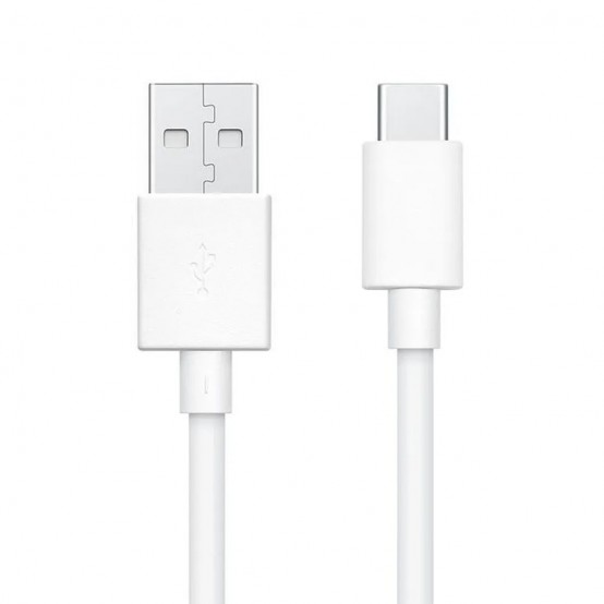 Cablu  Data Cable - USB to USB-C Quick Charging 3A, 1m - White Bulk Packing