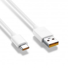 Cablu Oppo Data Cable  - SuperVOOC USB Type-C 65W, 4A, 1m - White (Bulk Packing) D301