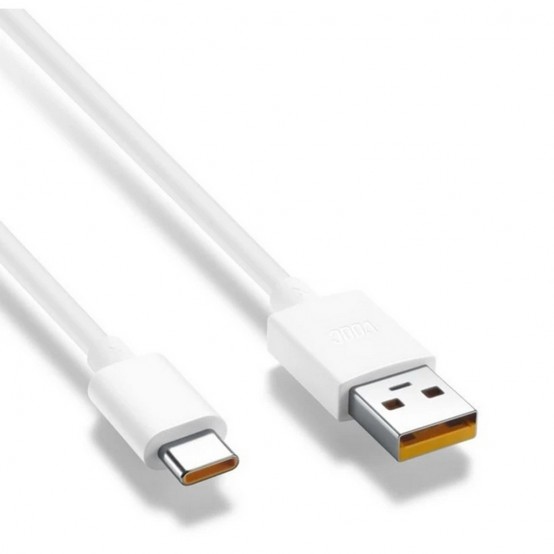 Cablu Oppo Data Cable  - SuperVOOC USB Type-C 65W, 4A, 1m - White (Bulk Packing) D301