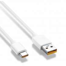 Cablu Oppo Data Cable  - SuperVOOC USB Type-C 65W, 4A, 1m - White (Bulk Packing) D301