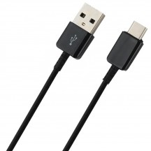 Cablu Samsung Data Cable  - USB to Type-C, 480Mbps, 2.1A, 1m - Black (Bulk Packing) EP-DG970BBE