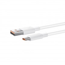 Cablu Huawei Data Cable - USB to Type-C, Super Fast Charging 6A - White Bulk Packing