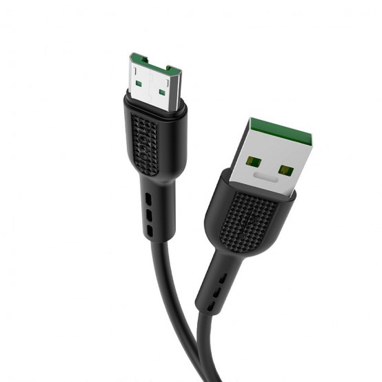 Cablu Hoco Data Cable Surge  - USB to Micro USB, 20W, 4A, 1.0m - Black X33