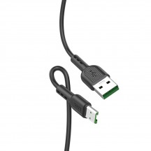 Cablu Hoco Data Cable Surge  - USB to Micro USB, 20W, 4A, 1.0m - Black X33