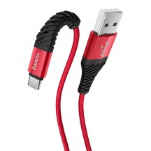 Cablu Hoco Data Cable Cool Charging  - USB-A to USB Type-C, 12W, 3A, 1.0m - Black X38