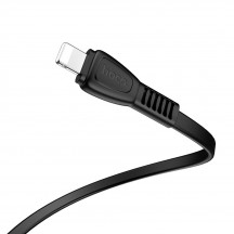 Cablu Hoco Data Cable Noah  - USB-A to Lightning, 12W, 2.4A, 1.0m - Black X40