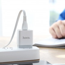 Cablu Hoco Data Cable Noah  - USB-A to Micro-USB, 12W, 2.4A, 1.0m - Black X40