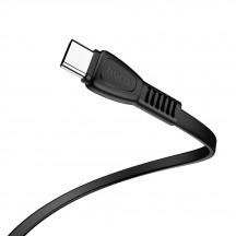 Cablu Hoco Data Cable Noah  - USB-A to USB Type-C, 2.4A, 1.0m - Black X40
