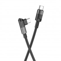 Cablu Hoco Data Cable  - USB Type-C to USB Type-C, PD 100W, 5A, 1.2m - Black U108