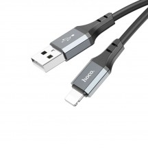 Cablu Hoco Data Cable Honest  - USB to Lightning, 2.4A, 3m - Black X92