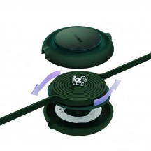 Cablu Baseus Data Cable Bright Mirror 2  - Retractable, USB to Lightning, Type-C, Micro-USB, 3.5A, 480Mbps - Green CAMJ010006