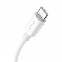 Cablu Baseus Data Cable Superior Series  - USB to Type-C, 65W, 1m - White CAYS000902