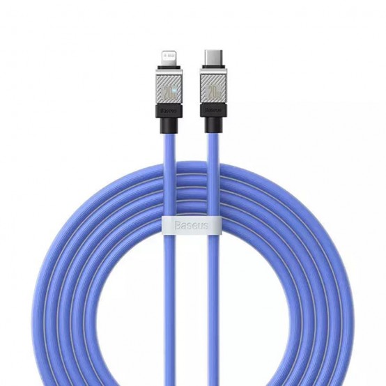 Cablu Baseus Data Cable CoolPlay Series  - USB-C to Lightning Fast Charging, 20W, 2m - Blue CAKW000103