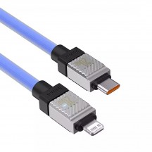 Cablu Baseus Data Cable CoolPlay Series  - USB-C to Lightning Fast Charging, 20W, 2m - Blue CAKW000103