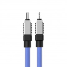 Cablu Baseus Data Cable CoolPlay Series  - USB-C to Lightning Fast Charging, 20W, 2m - Blue CAKW000103