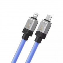 Cablu Baseus Data Cable CoolPlay Series  - USB-C to Lightning Fast Charging, 20W, 2m - Blue CAKW000103